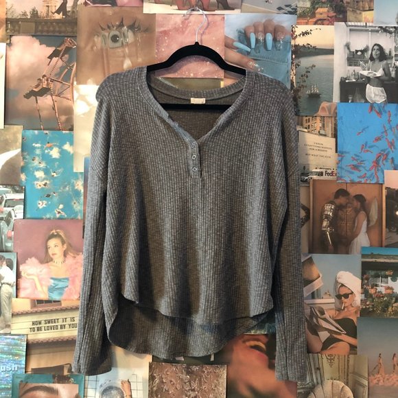 Garage Ls Henley Tee